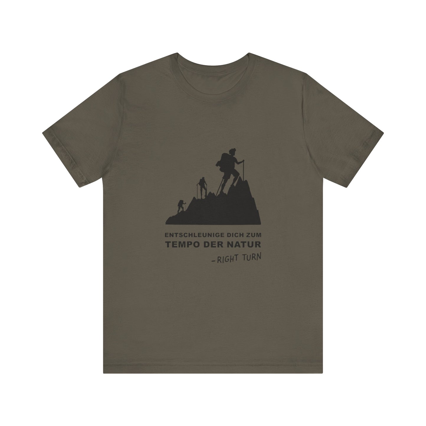 Entschleunige Dich zum Tempo der Natur Adult Unisex Jersey