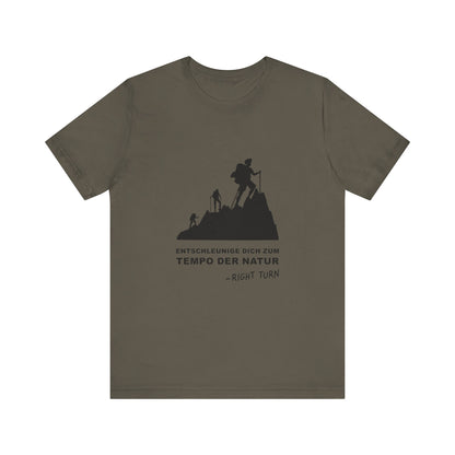 Entschleunige Dich zum Tempo der Natur Adult Unisex Jersey