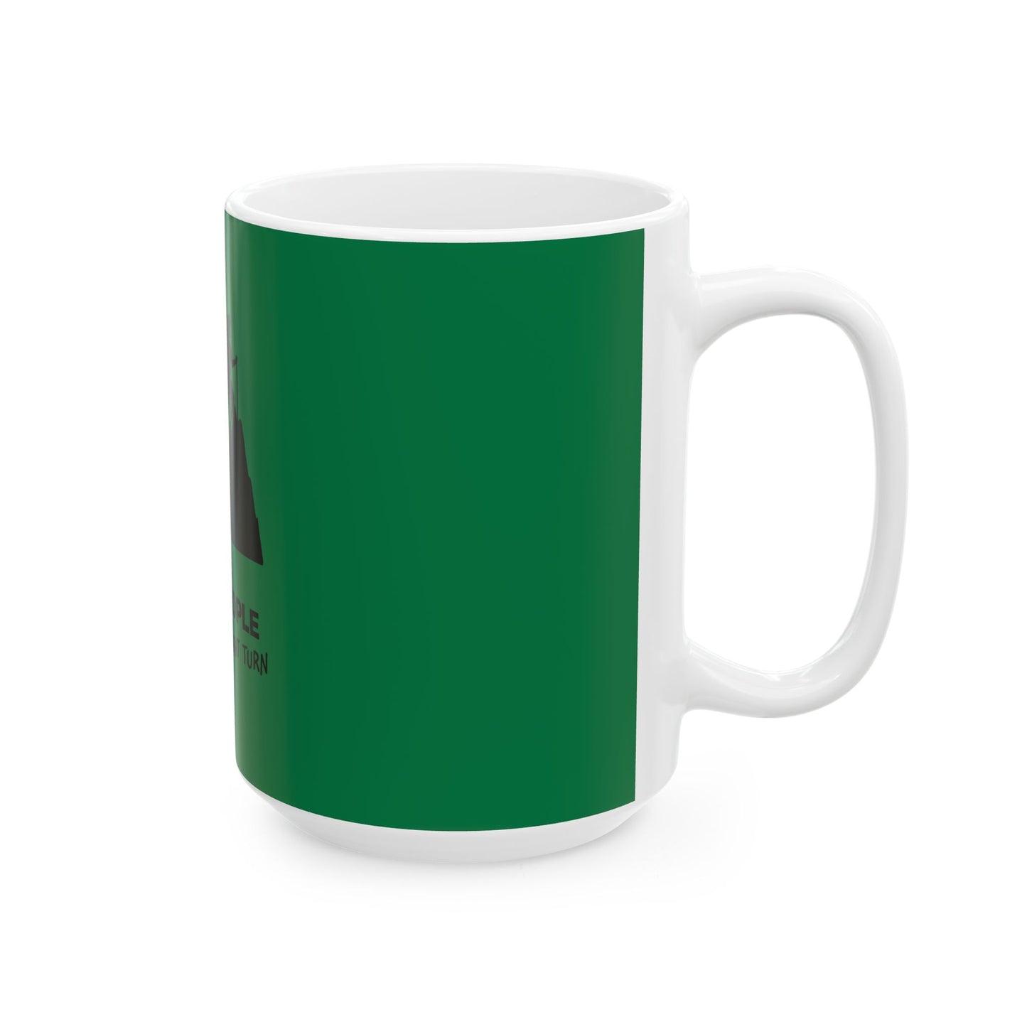 Happy Ppl Green Ceramic Mug, (11oz, 15oz)