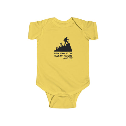 Slow Down Infant Fine Jersey Bodysuit