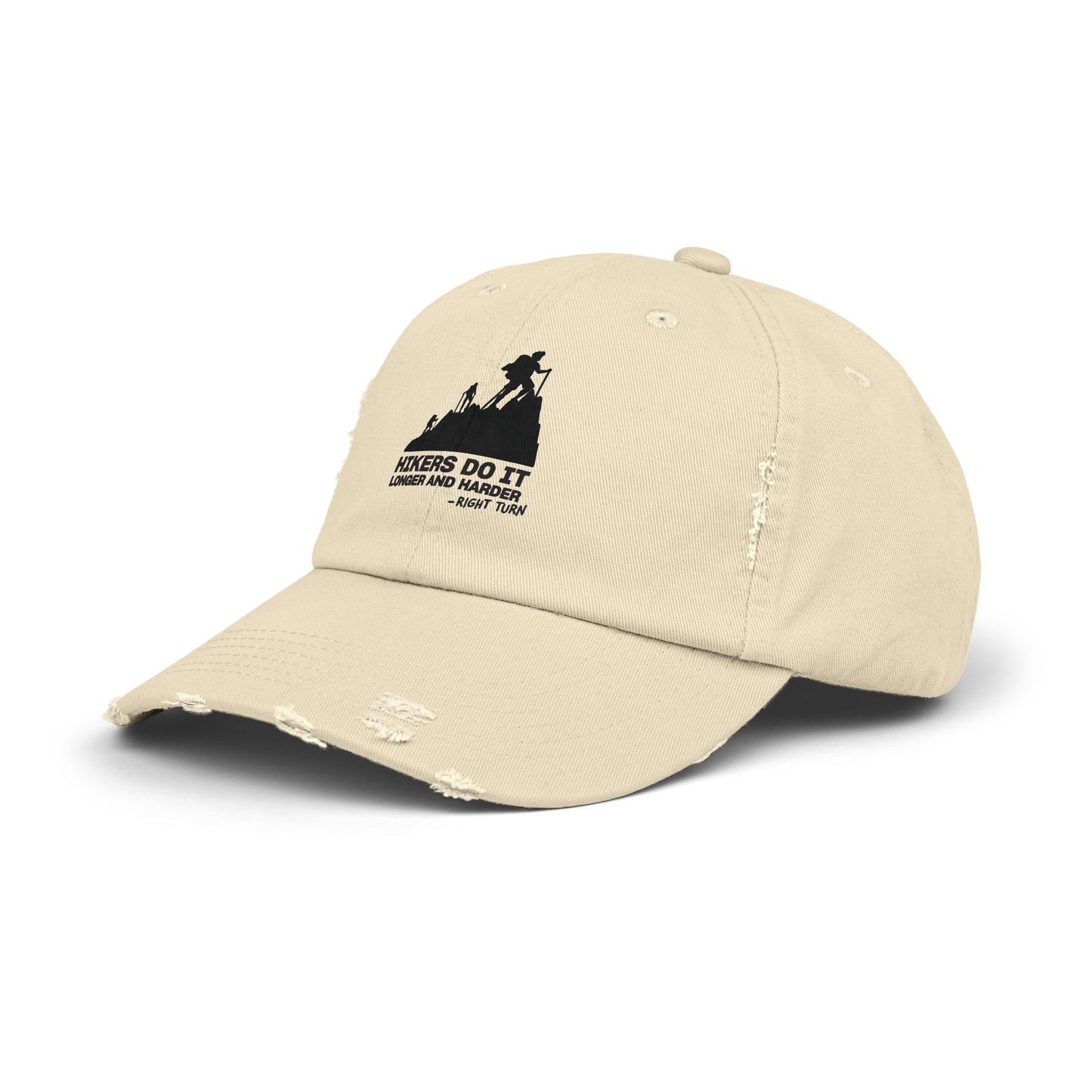 Hikers Do It Adult Unisex Distressed Cap