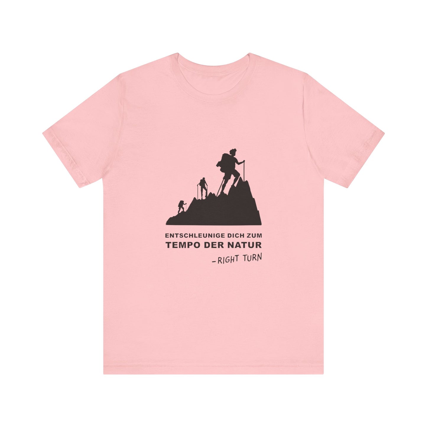Entschleunige Dich zum Tempo der Natur Adult Unisex Jersey