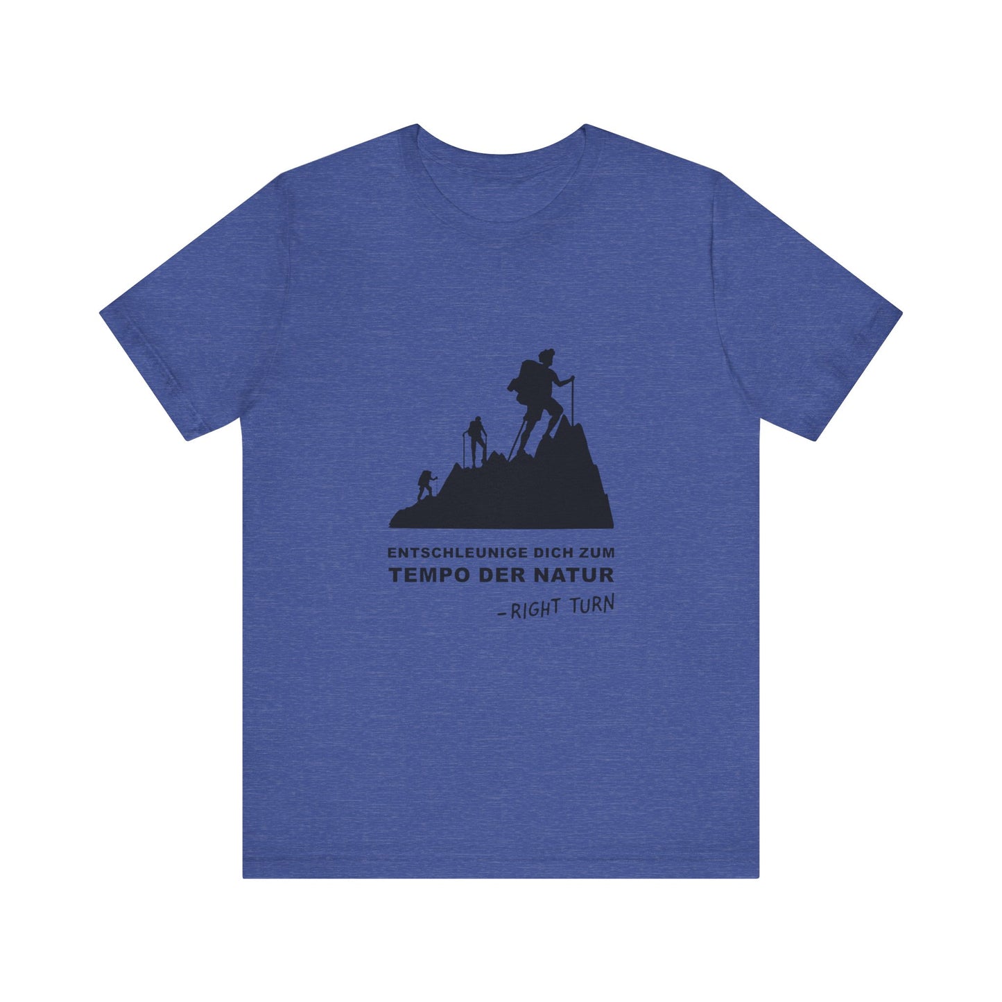 Entschleunige Dich zum Tempo der Natur Adult Unisex Jersey