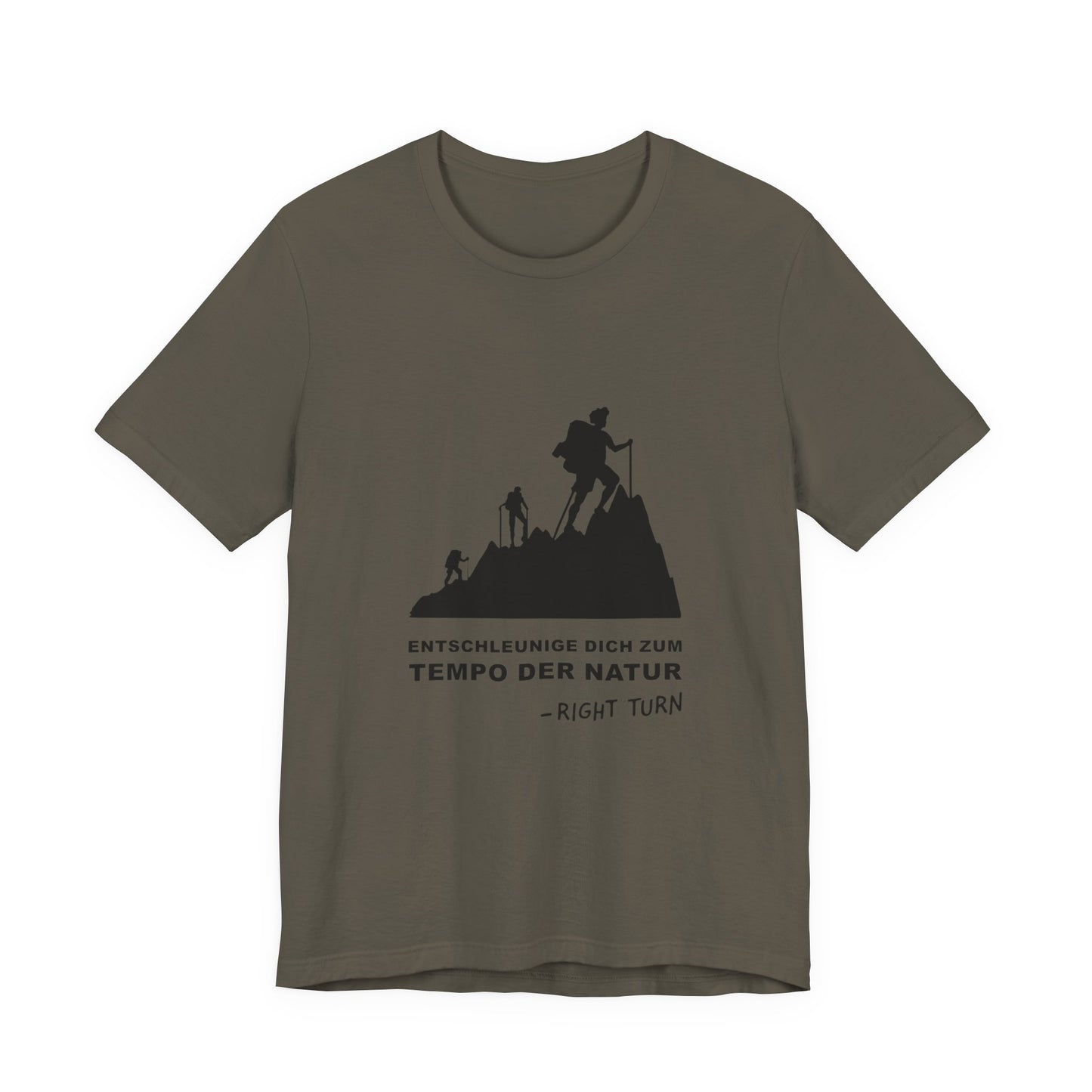 Entschleunige Dich zum Tempo der Natur Adult Unisex Jersey