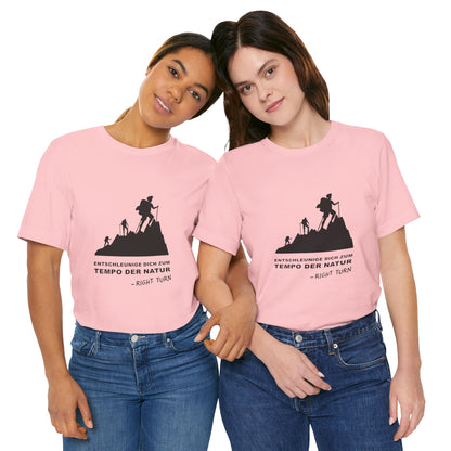 Entschleunige Dich zum Tempo der Natur Adult Unisex Jersey