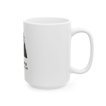 Happy Ppl White Ceramic Mug, (11oz, 15oz)