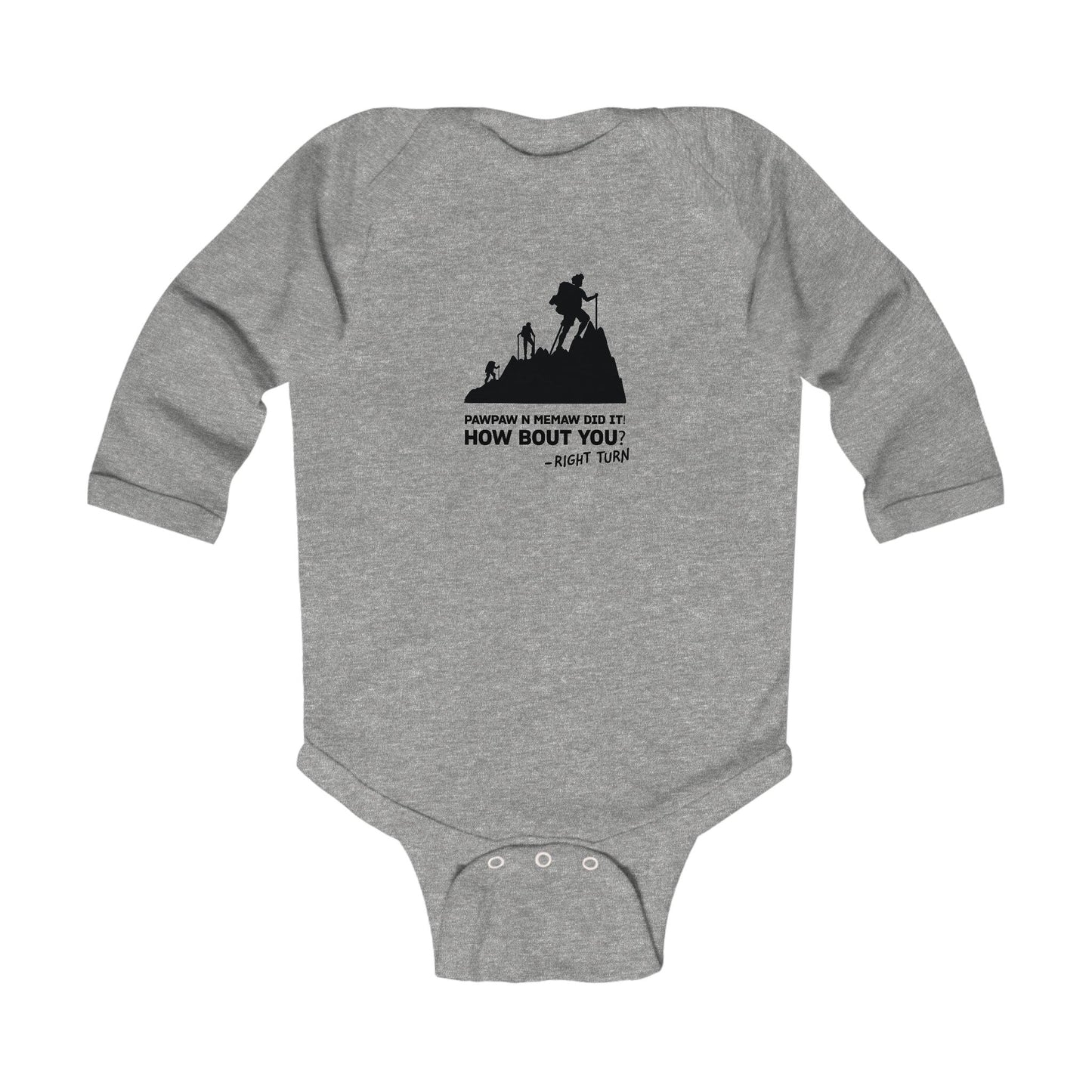 Paw Paw Infant Long Sleeve Bodysuit