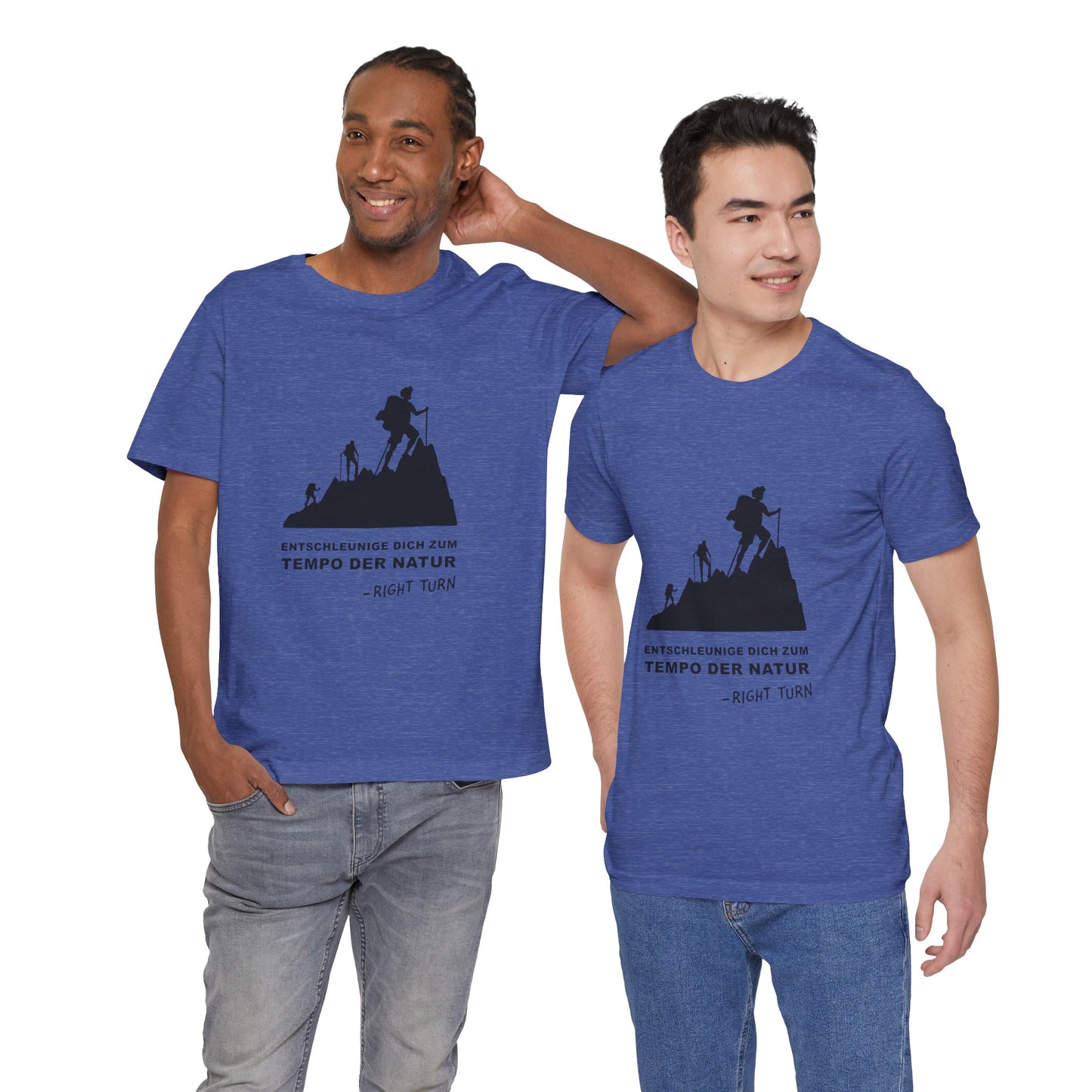 Entschleunige Dich zum Tempo der Natur Adult Unisex Jersey