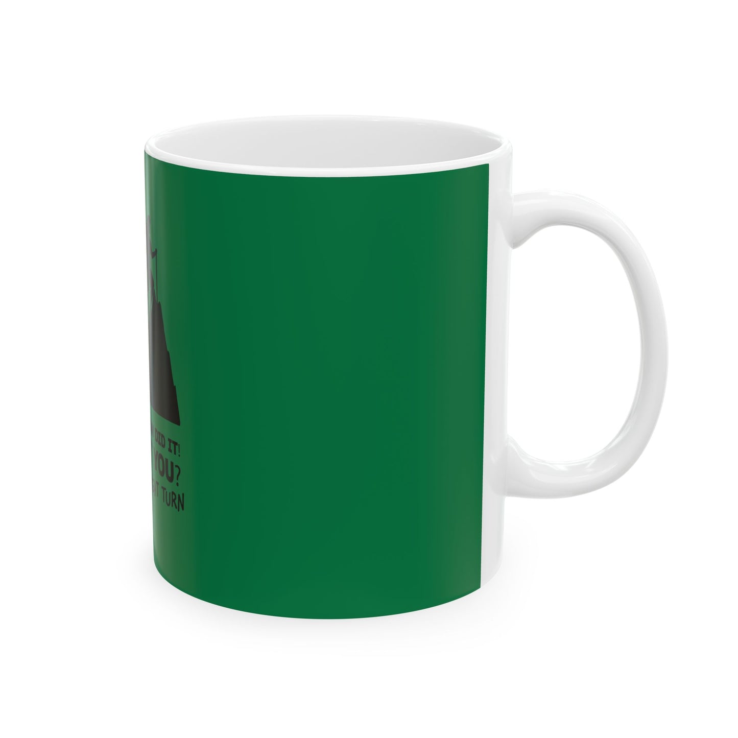 PawPaw Green Ceramic Mug, (11oz, 15oz)