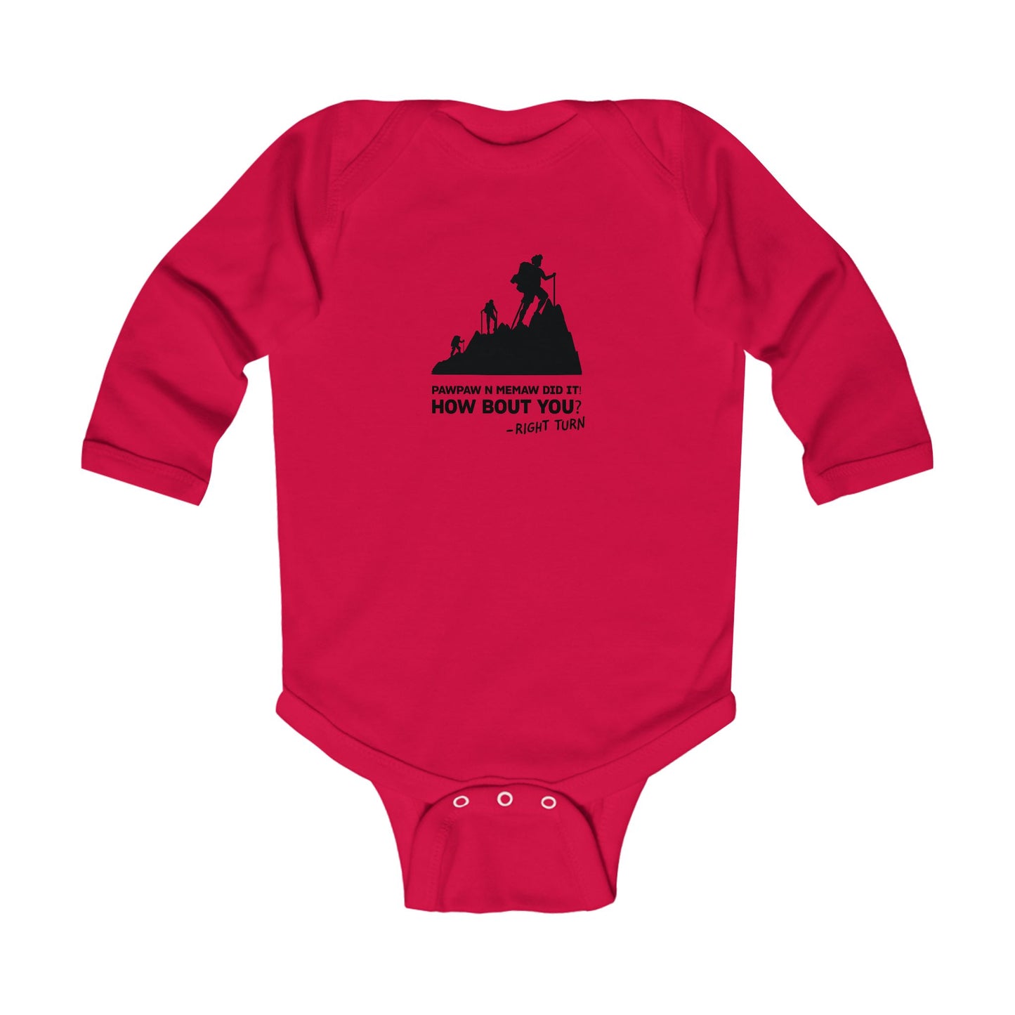 Paw Paw Infant Long Sleeve Bodysuit
