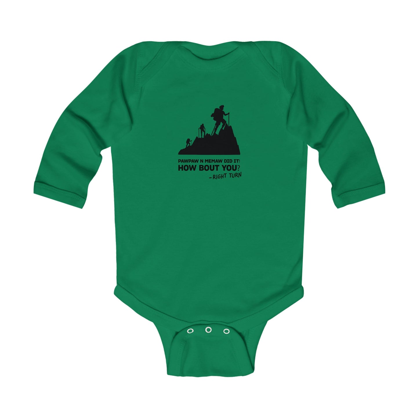 Paw Paw Infant Long Sleeve Bodysuit