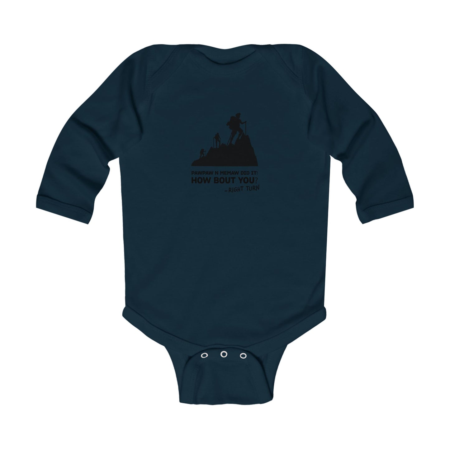Paw Paw Infant Long Sleeve Bodysuit