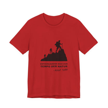 Entschleunige Dich zum Tempo der Natur Adult Unisex Jersey