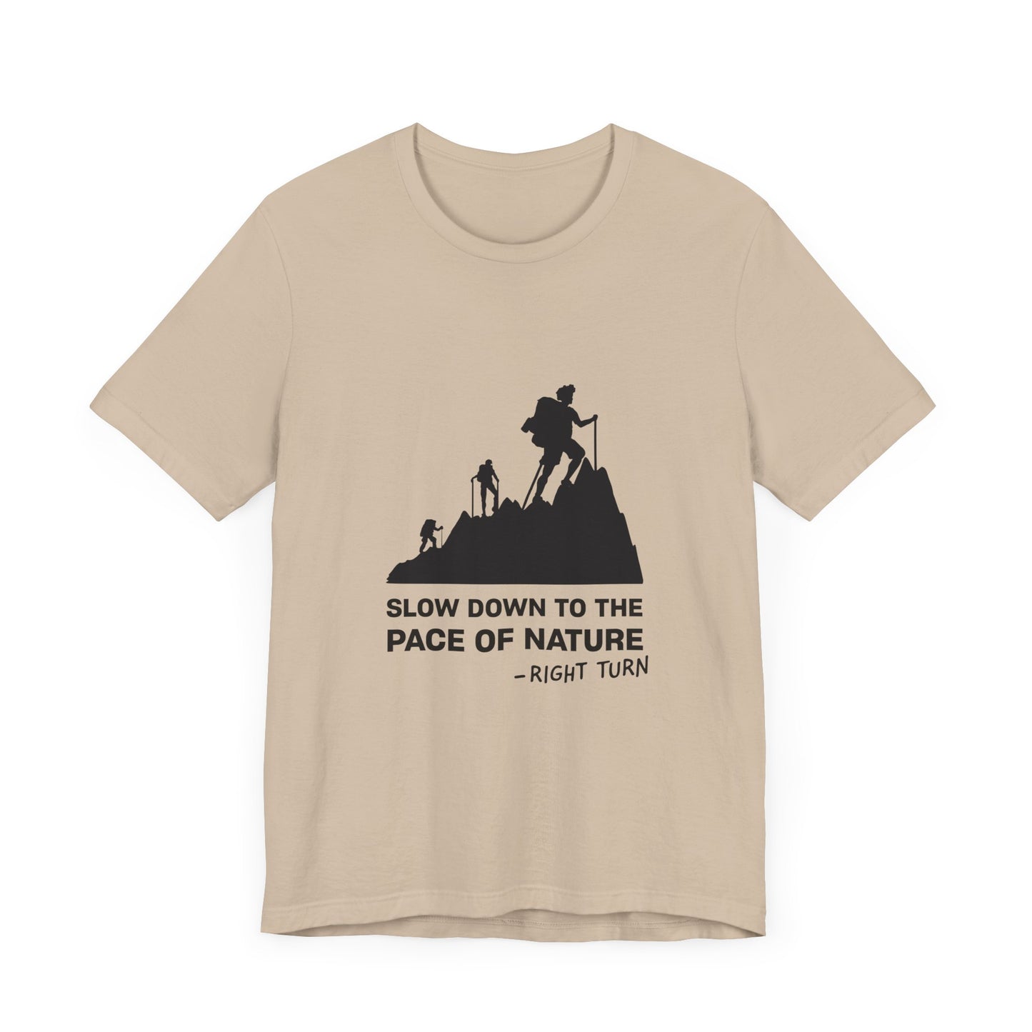 Slow Down to the Pace of Nature Adult Unisex Jersey