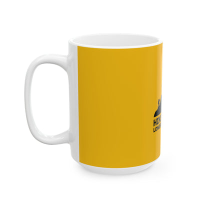 Hikers Do It Yellow Ceramic Mug, (11oz, 15oz)