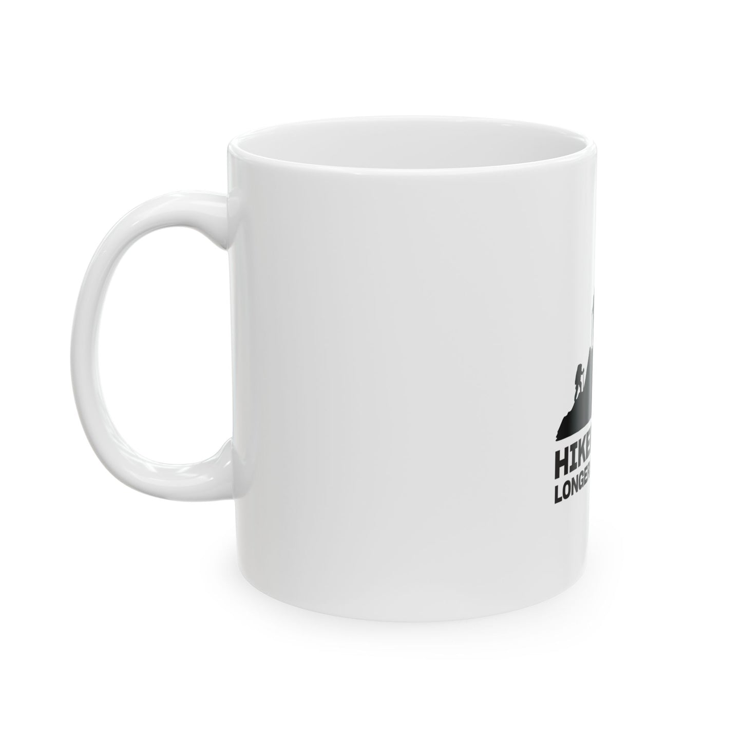 Hikers Do It White Ceramic Mug, (11oz, 15oz)