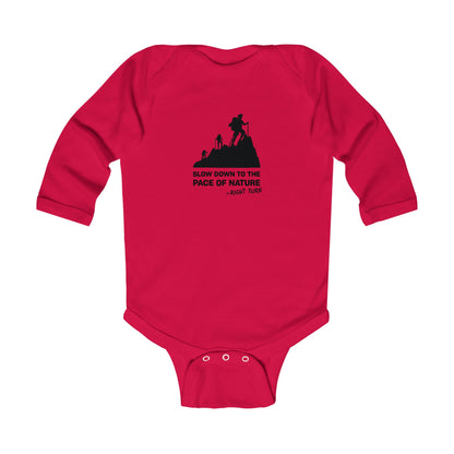Slow Down Infant Long Sleeve Bodysuit