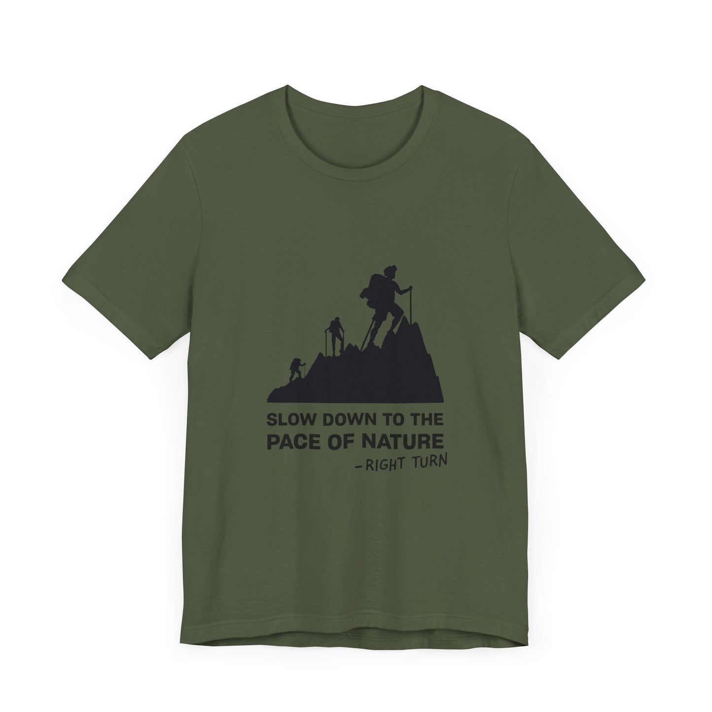 Slow Down to the Pace of Nature Adult Unisex Jersey