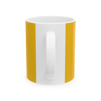 PawPaw Yellow Ceramic Mug, (11oz, 15oz)